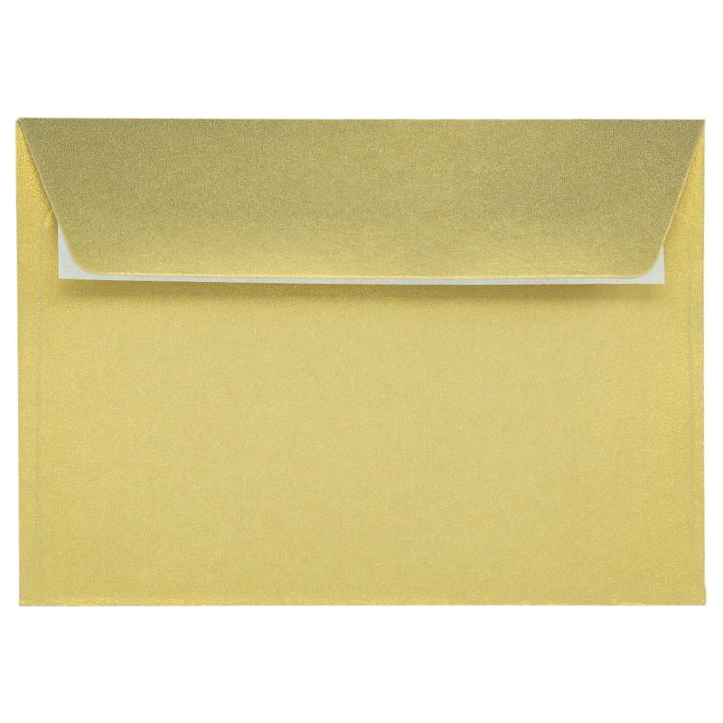 Koperta C6 120 g Pearl złota 10 szt. prosta 04