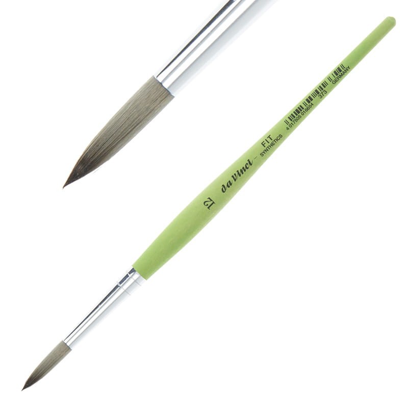 Pędzel syntetyczny da Vinci Fit Synthetics seria 373 nr 12 okrągły