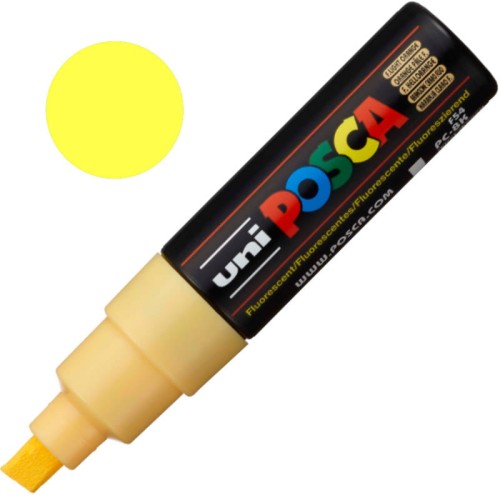 Marker POSCA PC-8K 8.0 mm Fluo Light Orange