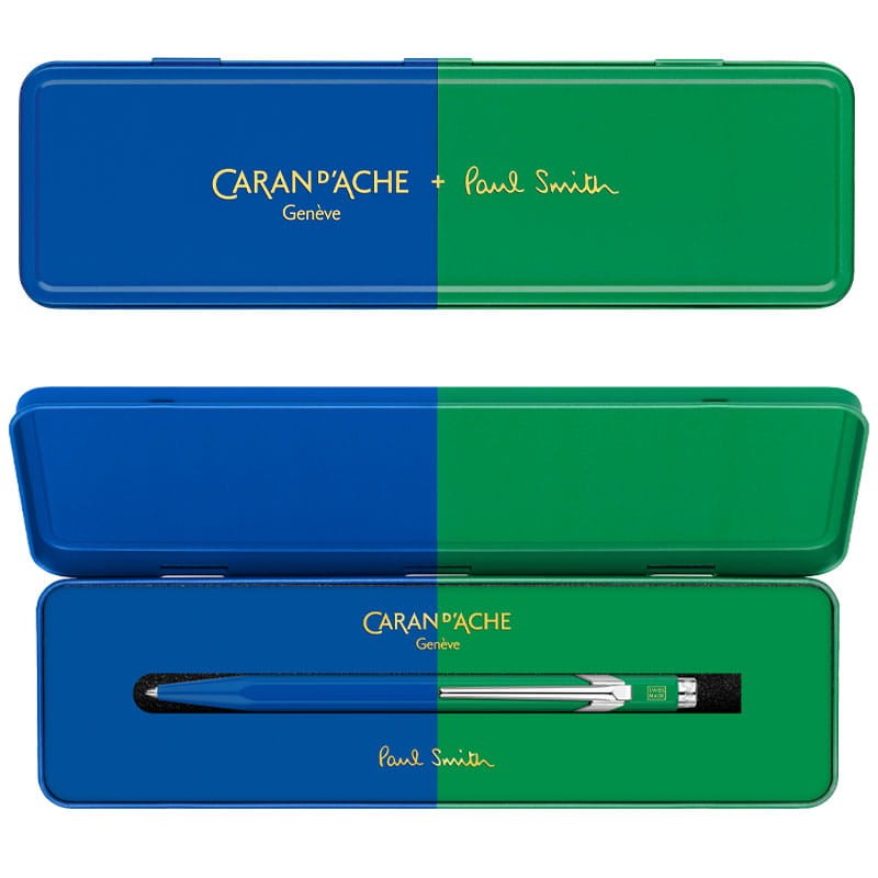Długopis 849 Caran d'ache + Paul Smith - Cobalt emerald