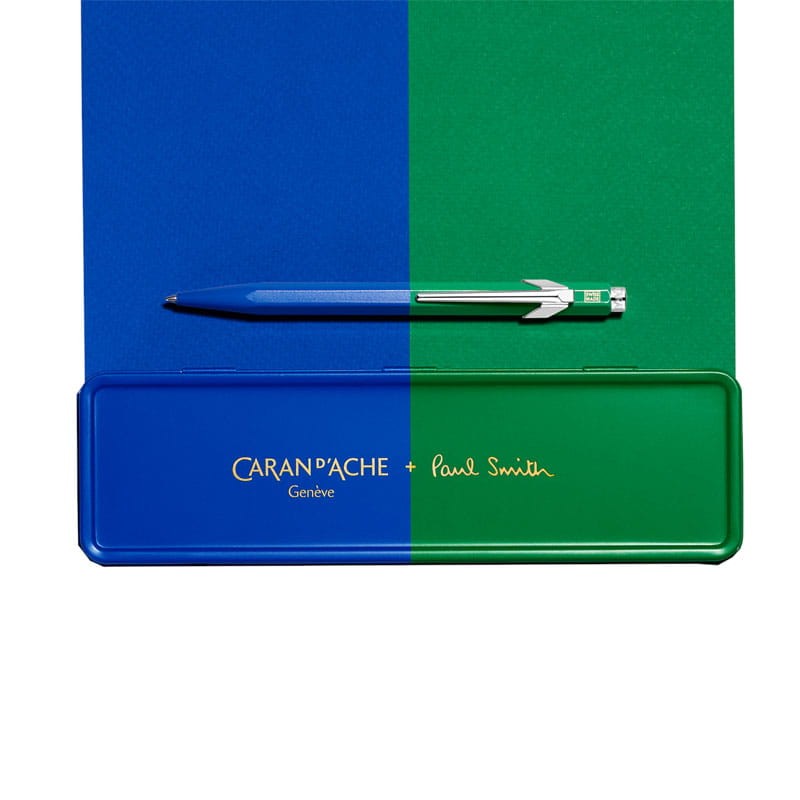 Długopis 849 Caran d'ache + Paul Smith - Cobalt emerald