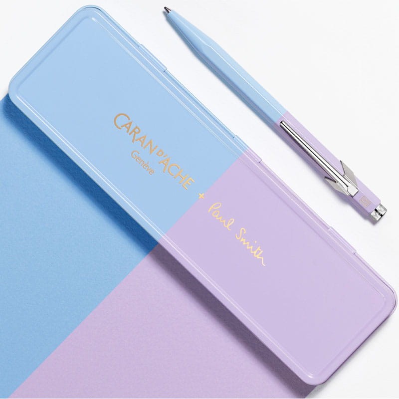 Długopis 849 Caran d'Ache + Paul Smith - Skyblue lavender