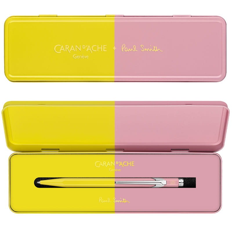 Długopis 849 Caran d'Ache + Paul Smith - Chartreuse rose