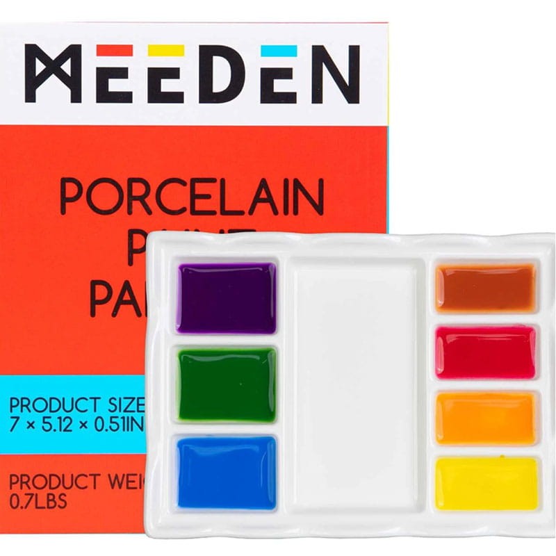 Paletka ceramiczna Meeden 13x18 cm 8 zagłębień