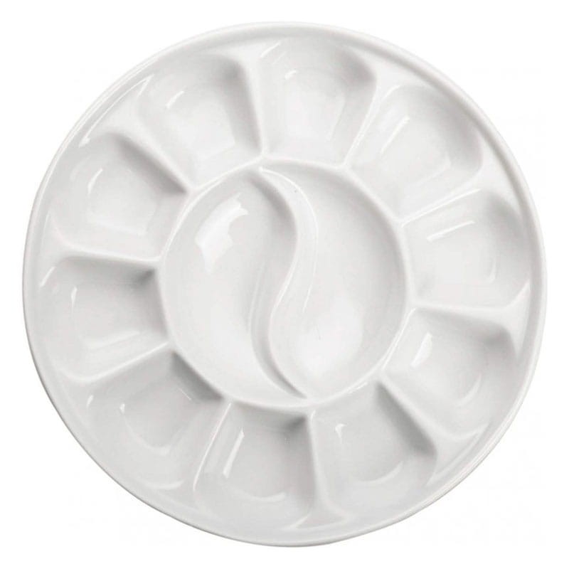 Paletka ceramiczna Meeden średnica 18 cm 12 zagłębień 02