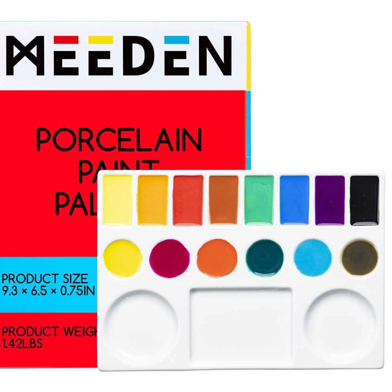 Paletka ceramiczna Meeden 16,5x23 cm 17 zagłębień 06