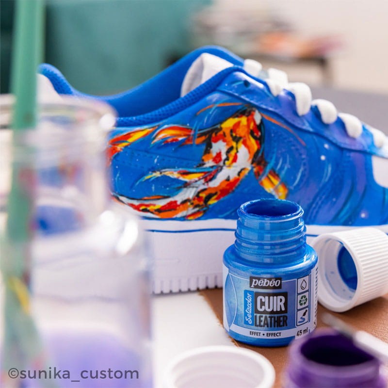 Farba do skóry Setacolor Leather Pebeo 45 ml - 41 Duochrome pink blue