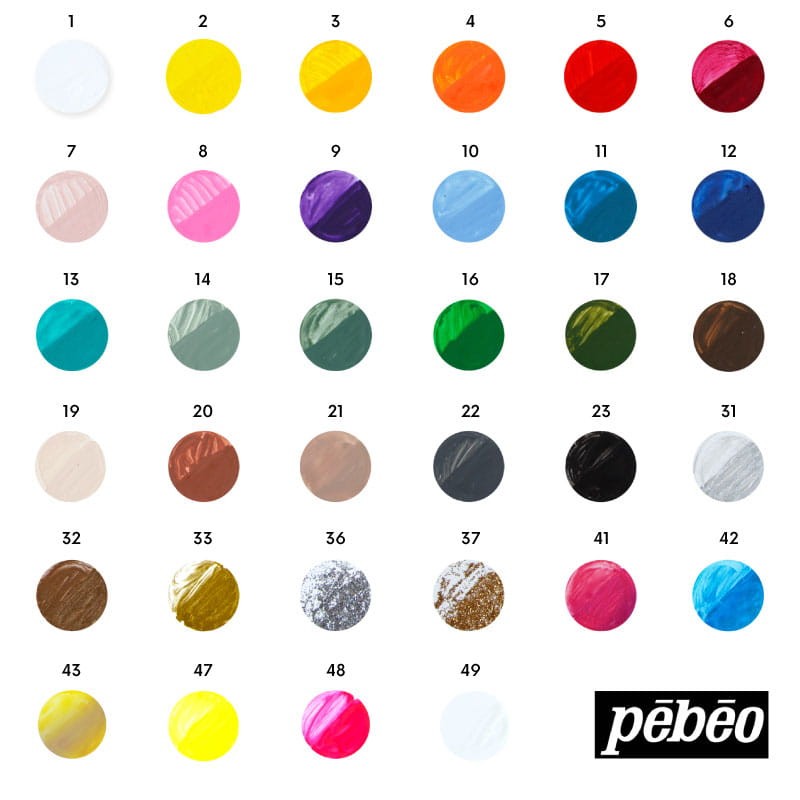 Farba do skóry Setacolor Leather Pebeo 45 ml - 41 Duochrome pink blue