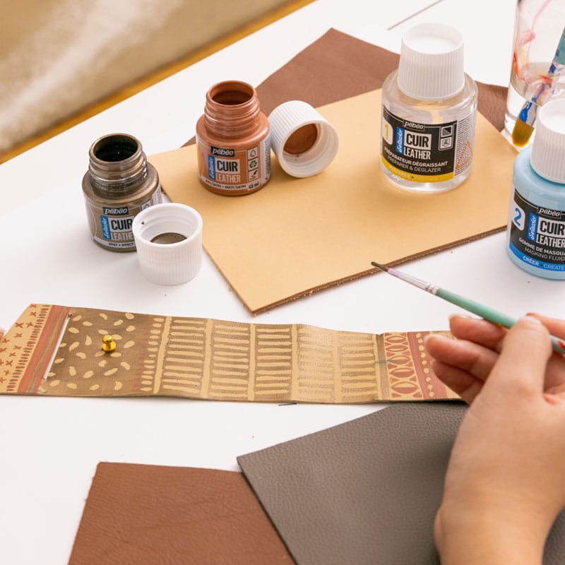 Farba do skóry Setacolor Leather Pebeo 45 ml - 18 Expresso brown