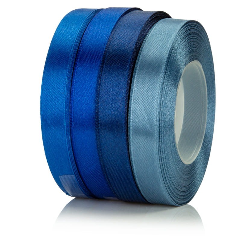 Wstążka atłasowa 12mm 112 ciemnosrebrna