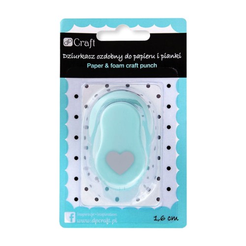 Dziurkacz ozdobny DP Craft 1.6 cm - serce
