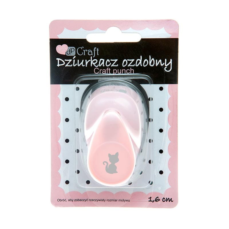 Dziurkacz ozdobny DP Craft 1.6 cm - kot 2