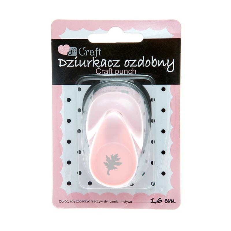 Dziurkacz ozdobny DP Craft 1.6 cm - dąb