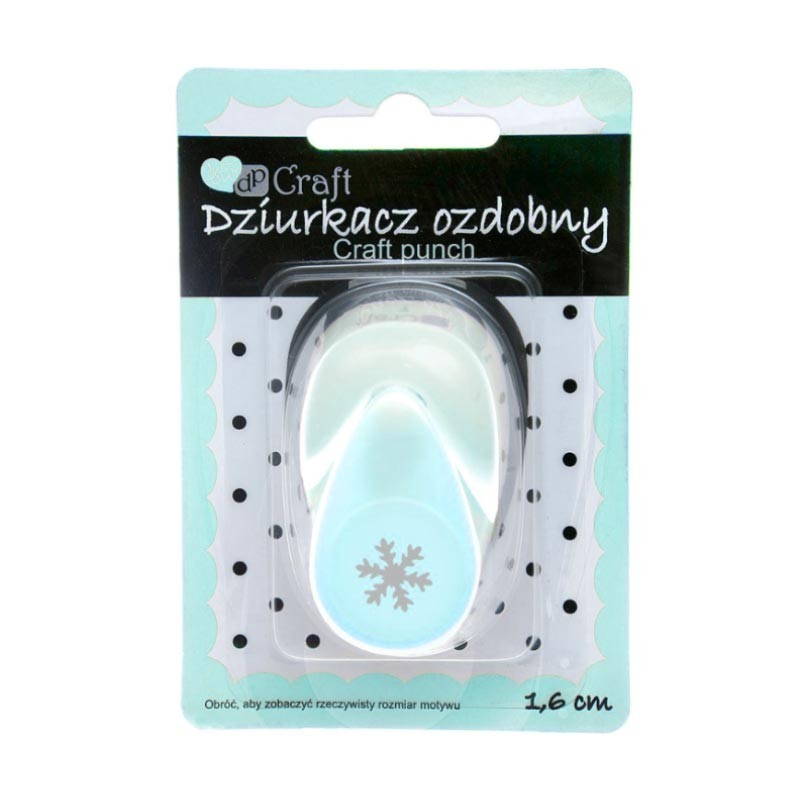Dziurkacz ozdobny DP Craft 1.6 cm - śnieżynka 3