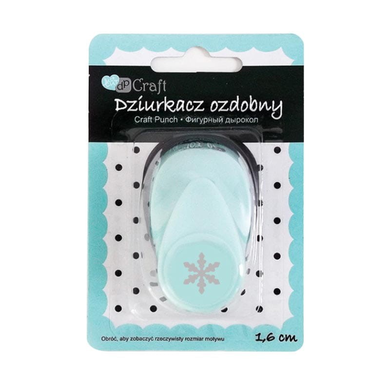 Dziurkacz ozdobny DP Craft 1.6 cm - śnieżynka 5