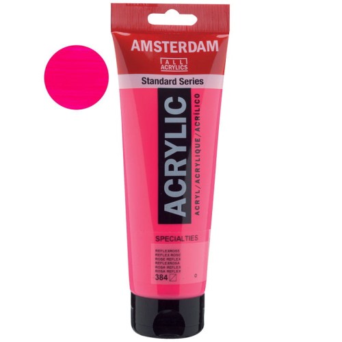 Farba akrylowa Amsterdam Acrylic 250 ml - 384 Reflex Rose