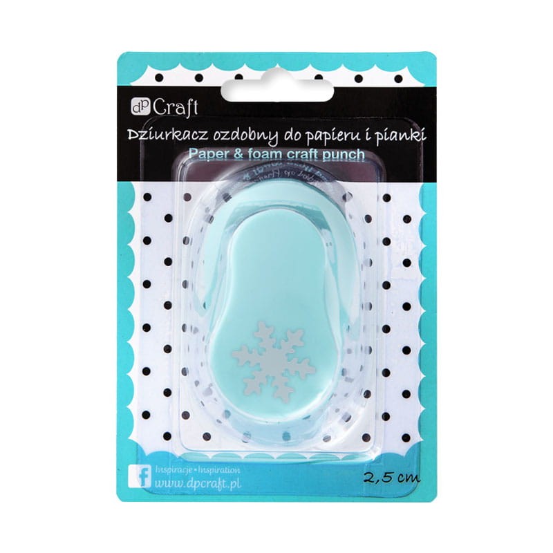 Dziurkacz ozdobny DP Craft 2,5 cm - śnieżynka