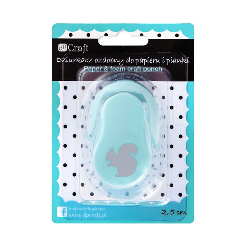 Dziurkacz ozdobny DP Craft 2,5 cm - wiewiórka