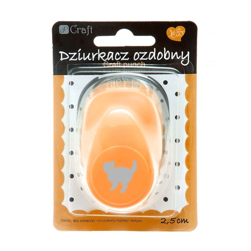 Dziurkacz ozdobny DP Craft 2,5 cm - kot