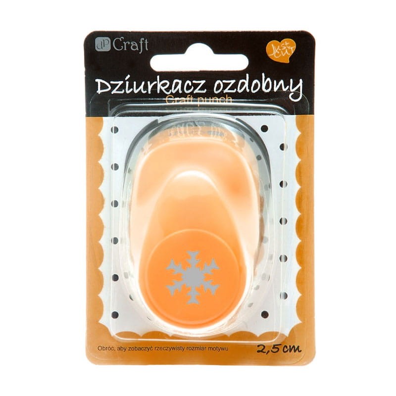 Dziurkacz ozdobny DP Craft 2,5 cm - śnieżynka 2