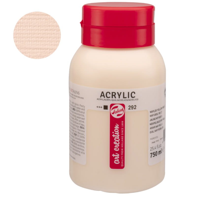 Farba akrylowa Art Creation 750 ml - 292 Naples yellow red