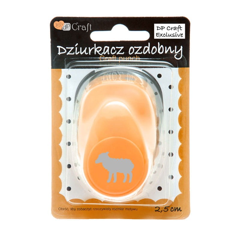 Dziurkacz ozdobny DP Craft 2,5 cm - owieczka