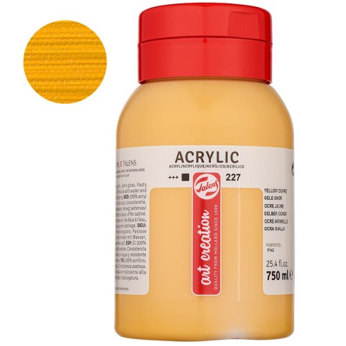 Farba akrylowa Art Creation 750 ml - 227 Yellow Ochre