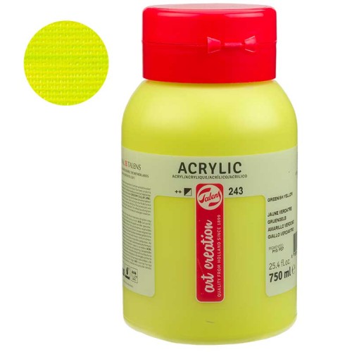Farba akrylowa Art Creation 750 ml - 243 Greenish Yellow