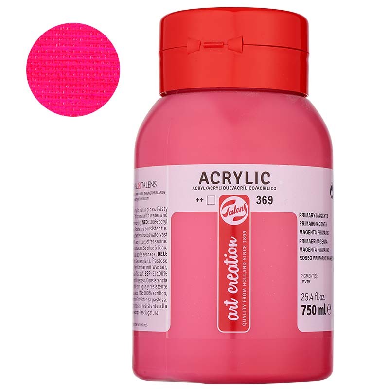 Farba akrylowa Art Creation 750 ml - 369 Primary Magenta
