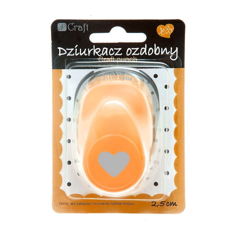 Dziurkacz ozdobny DP Craft 2.5 cm - serce