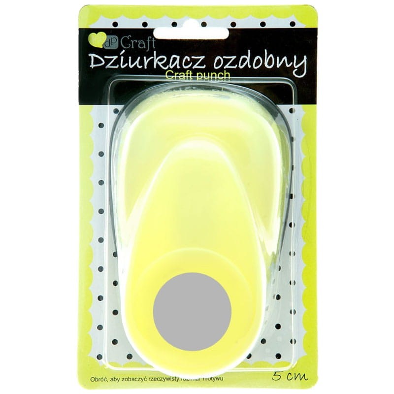 Dziurkacz ozdobny DP Craft 5 cm - koło