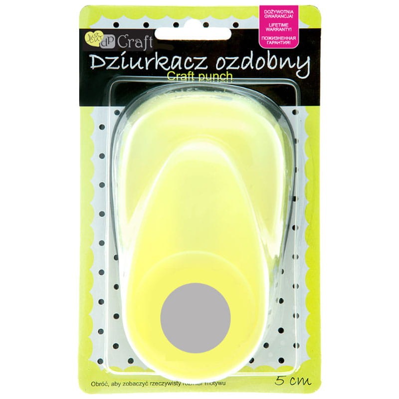 Dziurkacz ozdobny DP Craft 5 cm - koło 2
