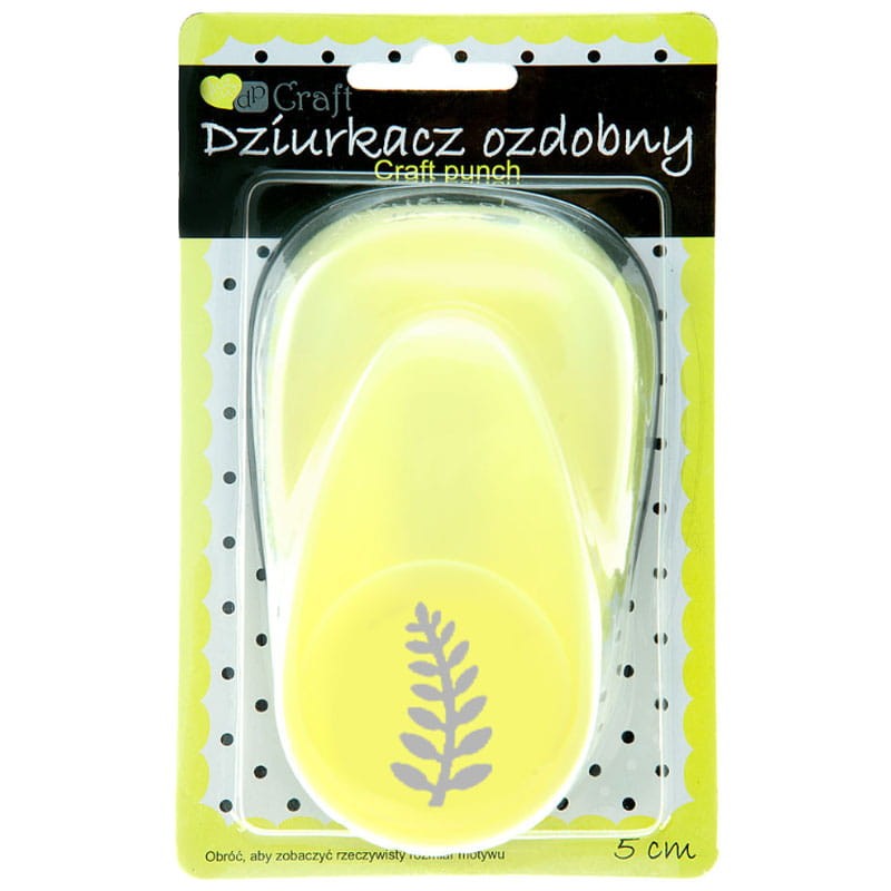 Dziurkacz ozdobny DP Craft 5 cm - paproć