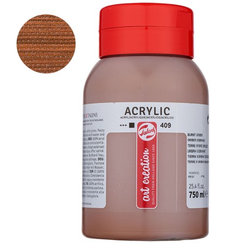 Farba akrylowa Art Creation 750 ml - 409 Burnt Umber