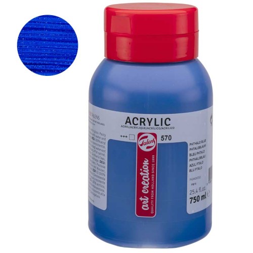 Farba akrylowa Art Creation 750 ml - 570 Phthalo Blue