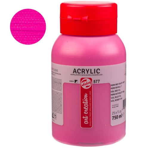 Farba akrylowa Art Creation 750 ml - 577 Permanent Red Violet Light