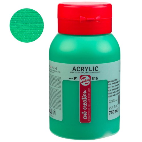 Farba akrylowa Art Creation 750 ml - 615 Emerald Green