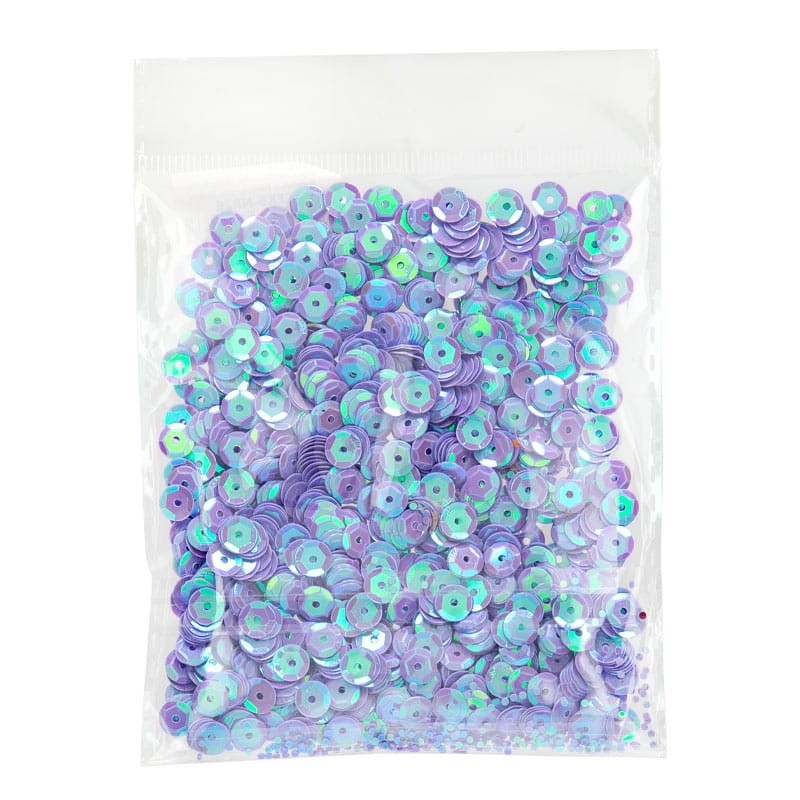 Cekiny 6mm 26 mieniący jasny fiolet