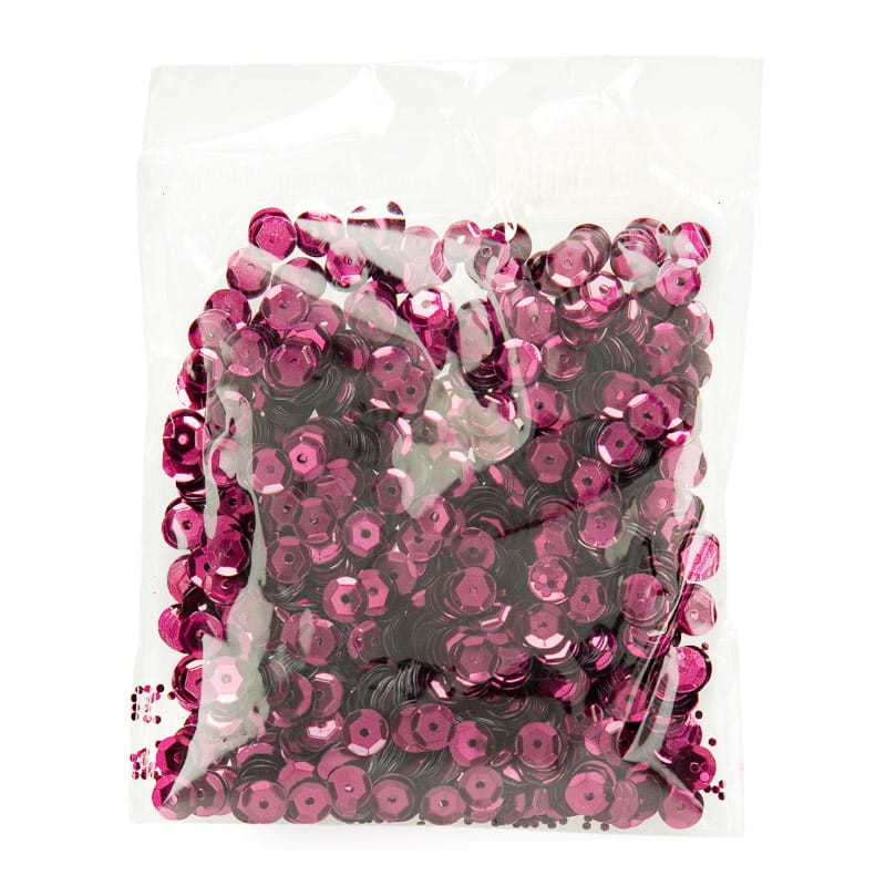 Cekiny 6mm 24 błyszczący bordowy