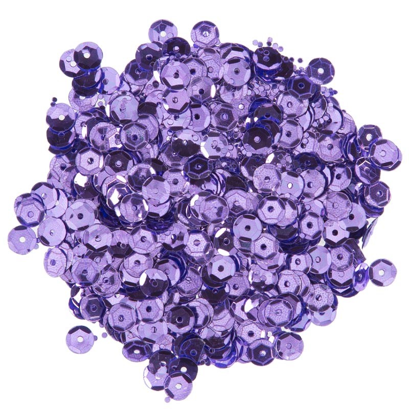 Cekiny 6mm 25 błyszczący fiolet