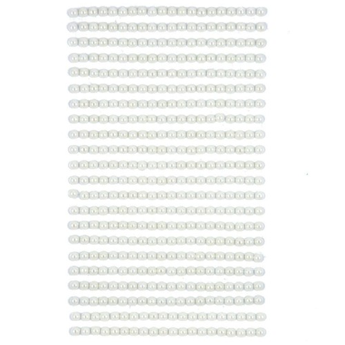 Perełki samoprzylepne 4 mm Ivory
