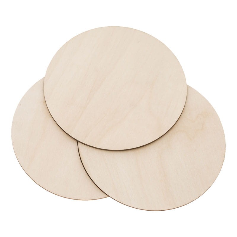 Baza drewniana koło DP Craft - 3 szt, 16,5 cm