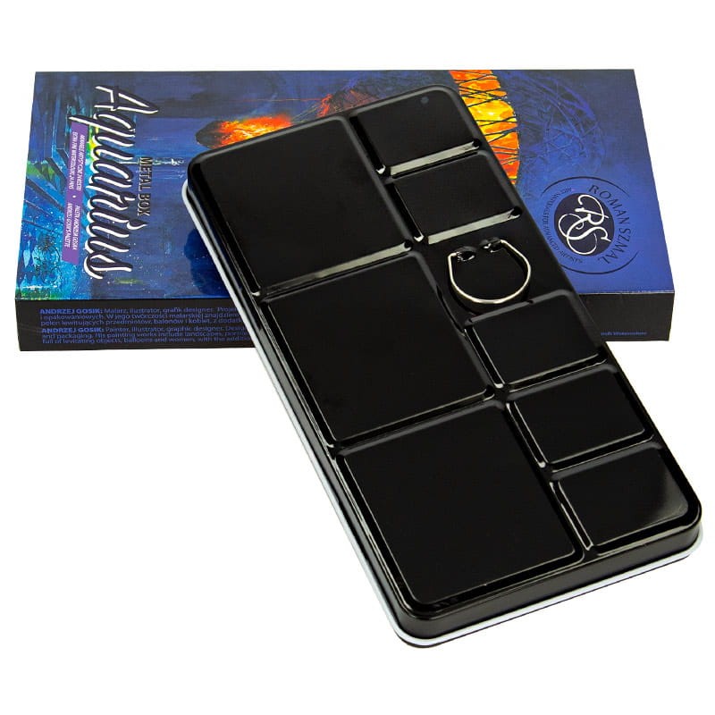 Zestaw akwareli Aquarius Andrzej Gosik w kostkach 24 szt 04