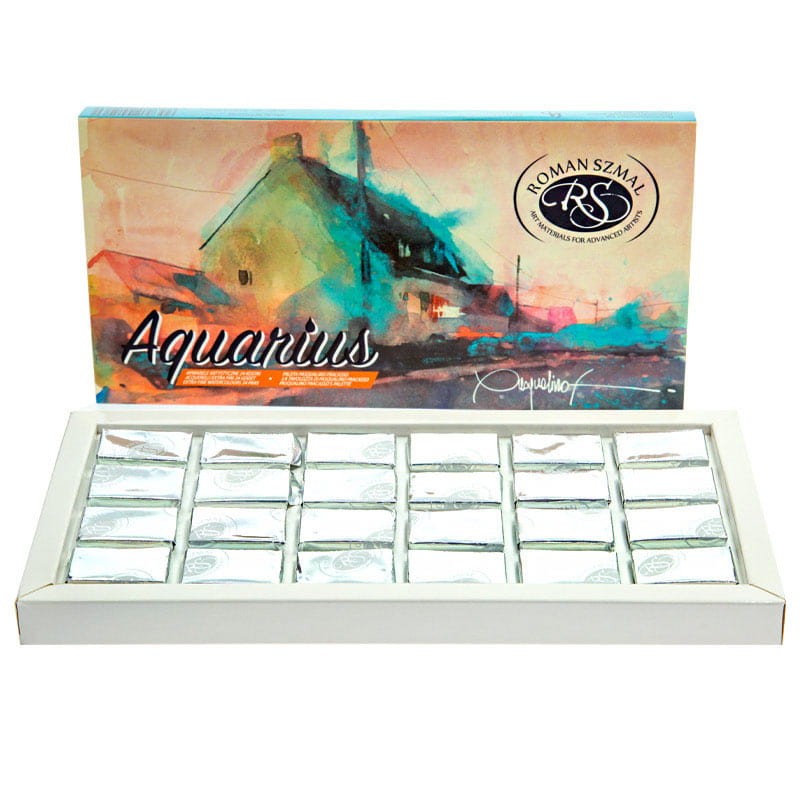 Zestaw farb akwarelowych Aquarius Pasqualino Fracasso - 24 szt.  01