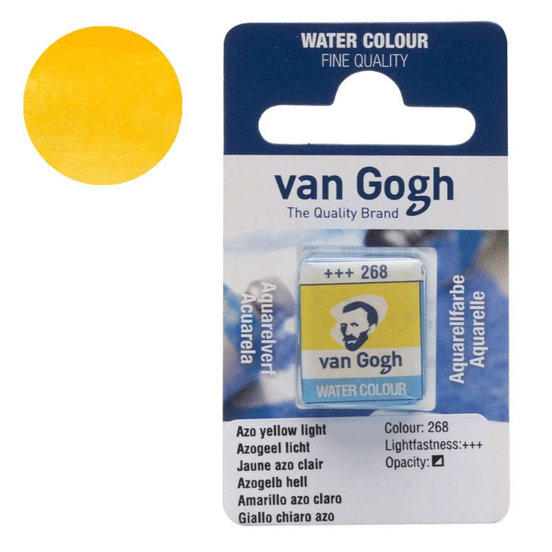 Farba-akwarelowa-polkostka-Van-Gogh-268-Azo-yellow-light