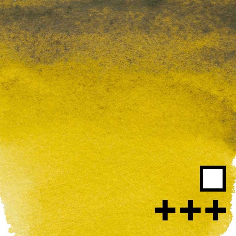 Farba akwarelowa półkostka Van Gogh - 296 Azomethine green yellow