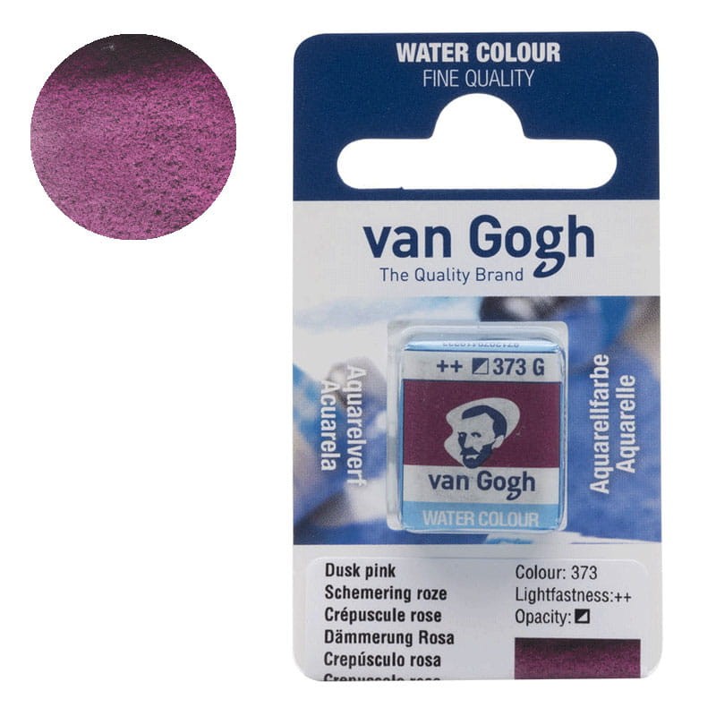 Farba-akwarelowa-polkostka-Van-Gogh-373-G-Dusk-Pink