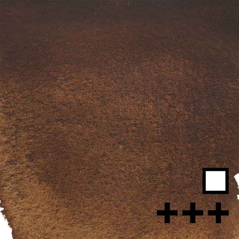 Farba akwarelowa półkostka Van Gogh - 409 Burnt umber