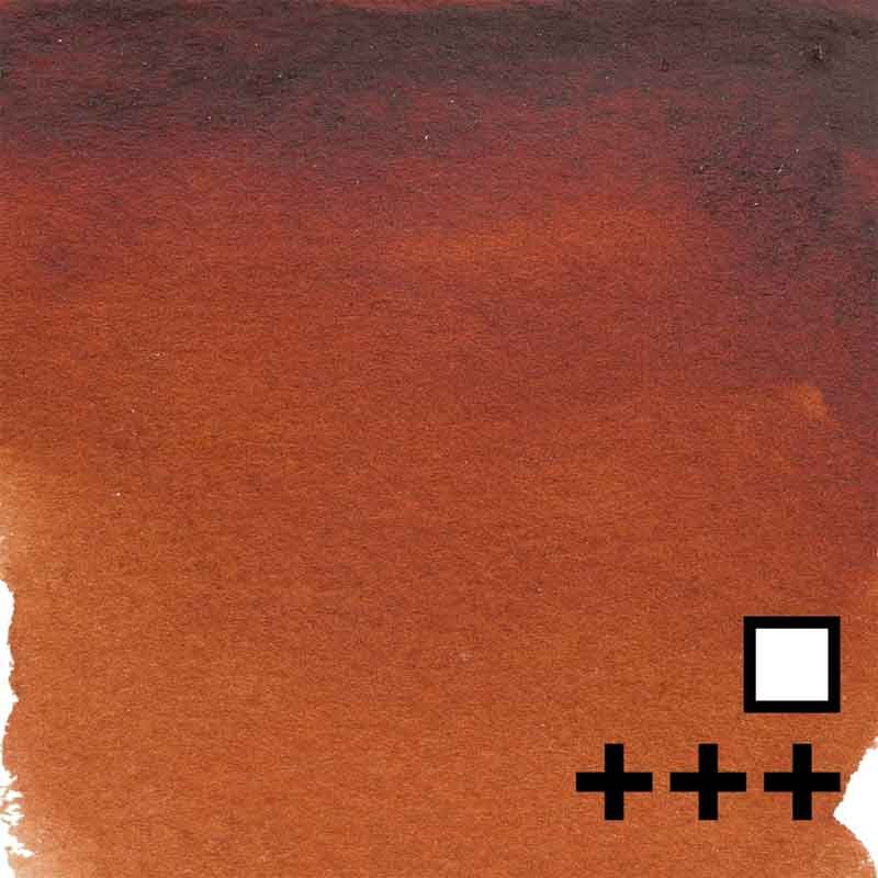 Farba-akwarelowa-polkostka-Van-Gogh-411-Burnt-sienna-2