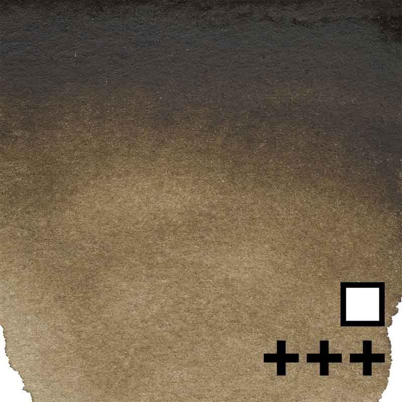 Farba akwarelowa półkostka Van Gogh - 416 Sepia